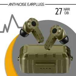 Electronic Shooting Earplugs Anti-noise Ear Protector Sound Amplification Tactical Hear Protective Headset NRR27dB