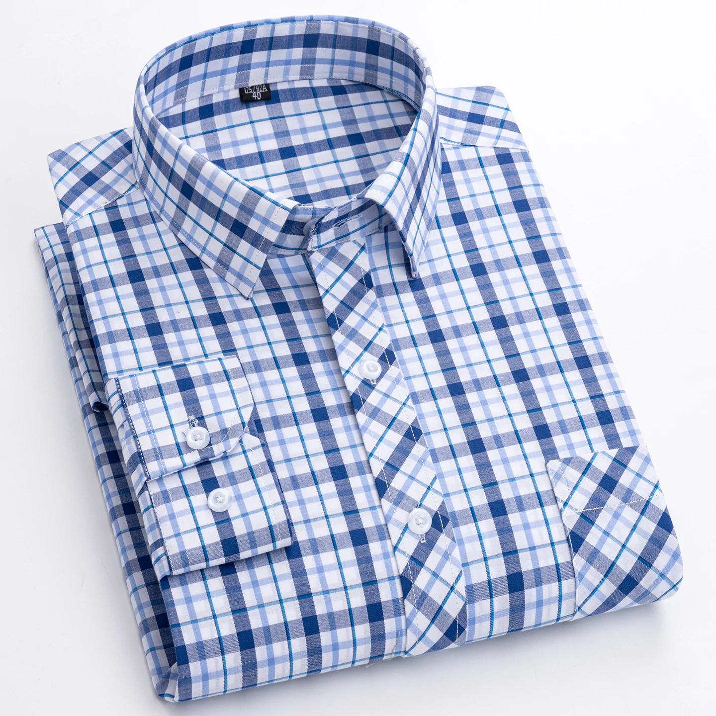 

New men's long-sleeved lightweight cotton shirt, suitable for spring, summer and autumn, comfortable and versatile, trendy.
