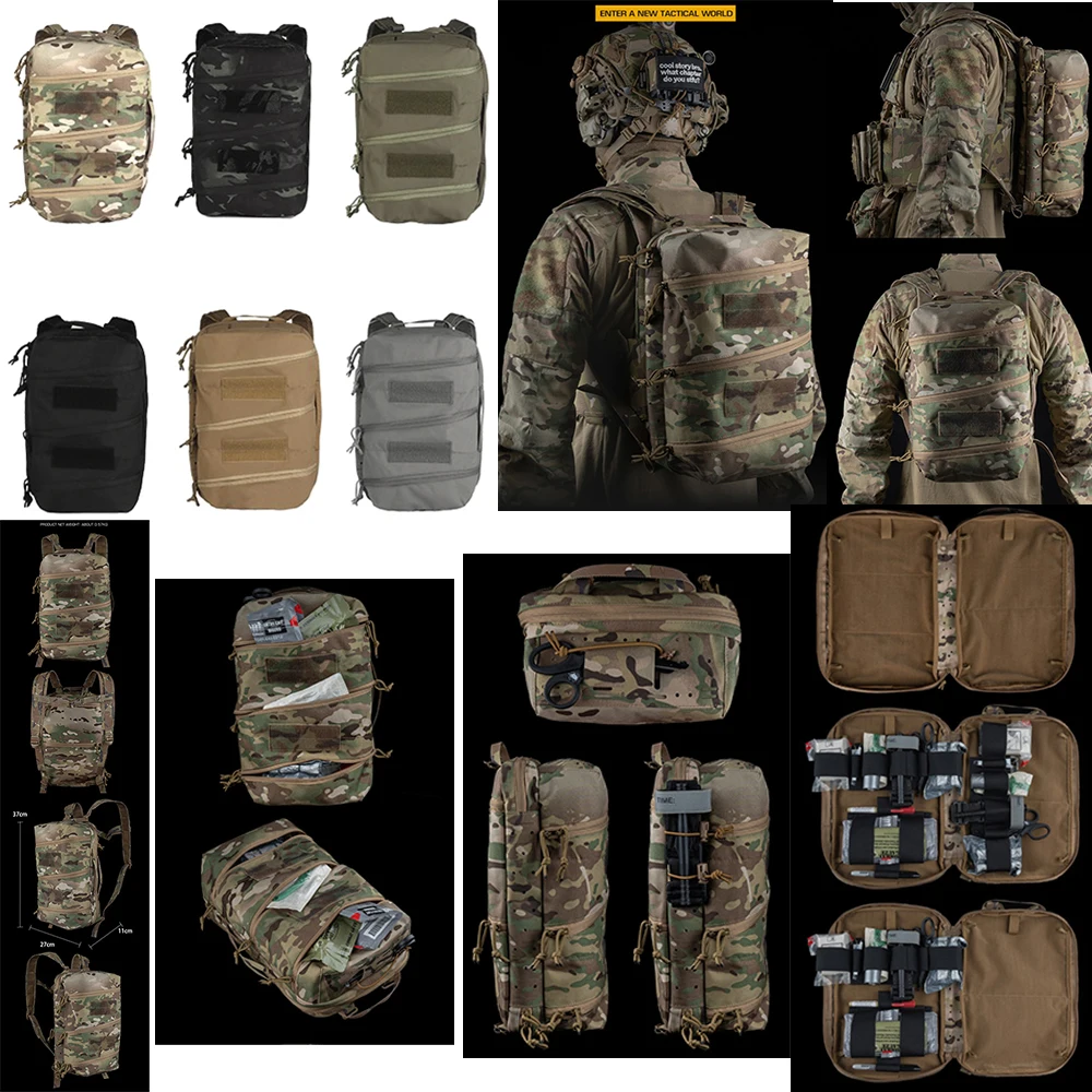 

Outdoor Hunting SS Style DELTA Bag Tactical Compact Assault Medical Backpack Fishing Camping Motorcycle Multipurpose Back Panel