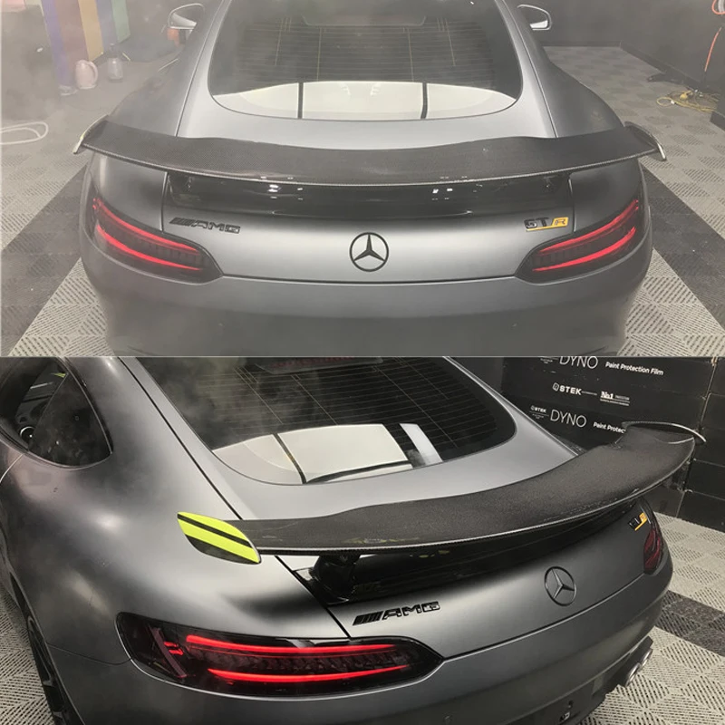 Carbon Fiber Spoilers Wing Lip Spoiler For Mercedes-Benz AMG GT GTS GTR 2015 2016 2017 2018