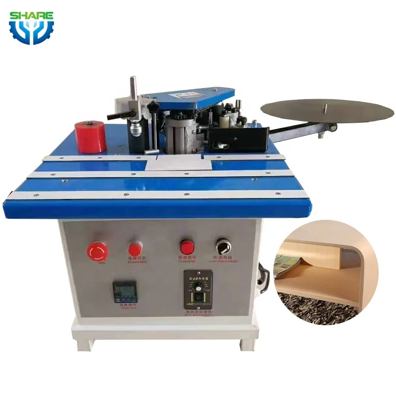 Wood Edge Banding Machine Automatic Wood Edge Trimmer Gluing Machine