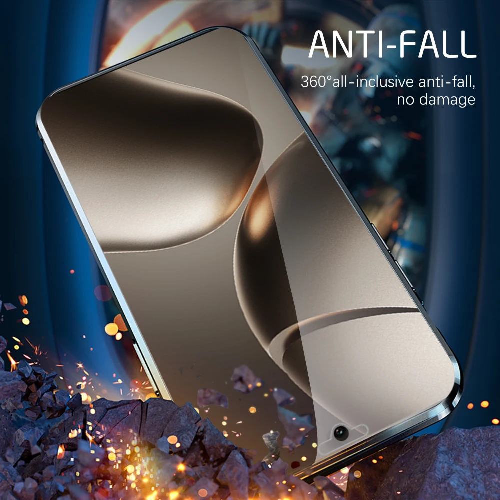 360 Full Protection Metal Magnetic Case for Xiaomi 15 T Pro 14T Xiaomi 14T Pro Double-Sided Glass Adsorption Protection Cover