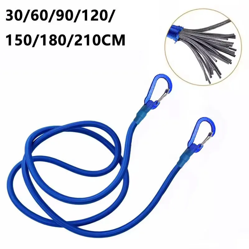 Luggage Elastic Strap 8mm Heavy Duty Elastic Rope Tent Binding Rope Camping Supplies Speedboat Parking Binding Rope