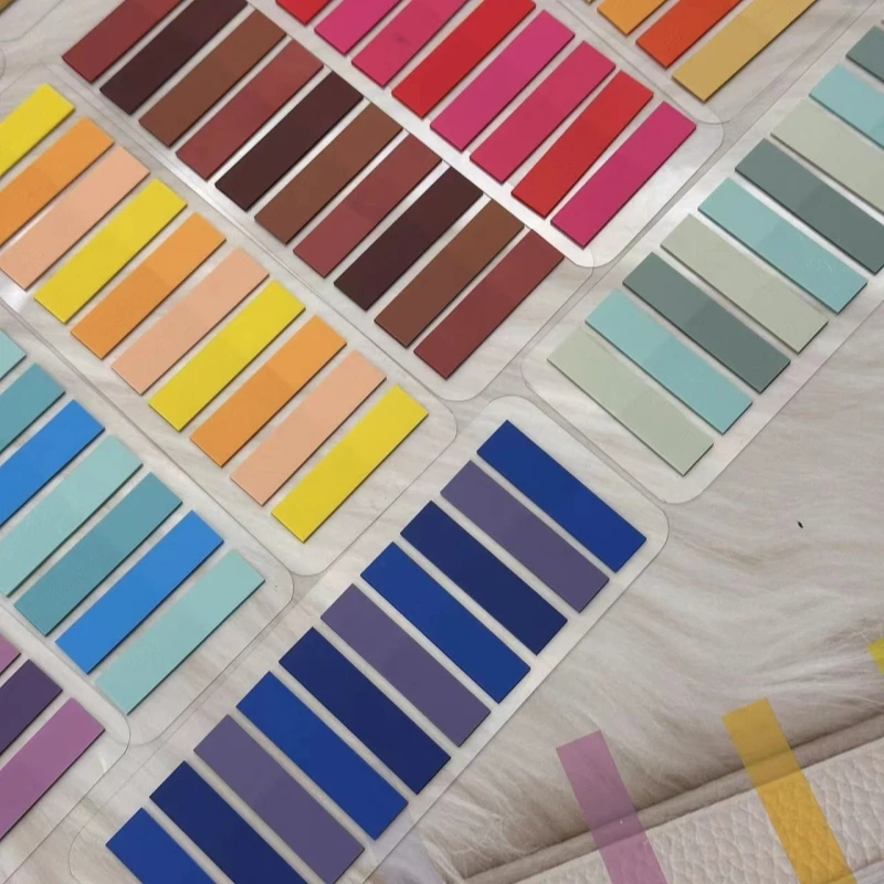 16 Packs Transparent Sticky Notes Self-Adhesive Reading Annotation for Books Notepad Bookmarks Memo Pad Index Tabs