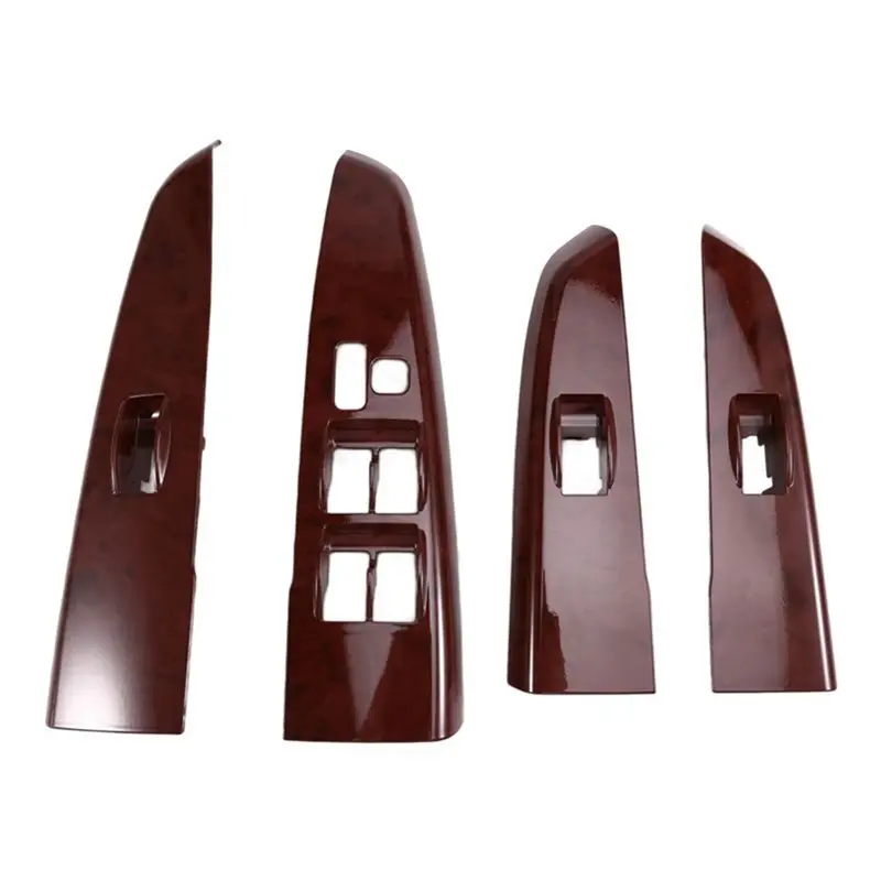 Durable-4Pcs/Set For Toyota Hilux Fortuner VIGO 2004-2015 Car Window Lift Switch Cover 74231-0K170 Door Armrest Upper Panel Trim