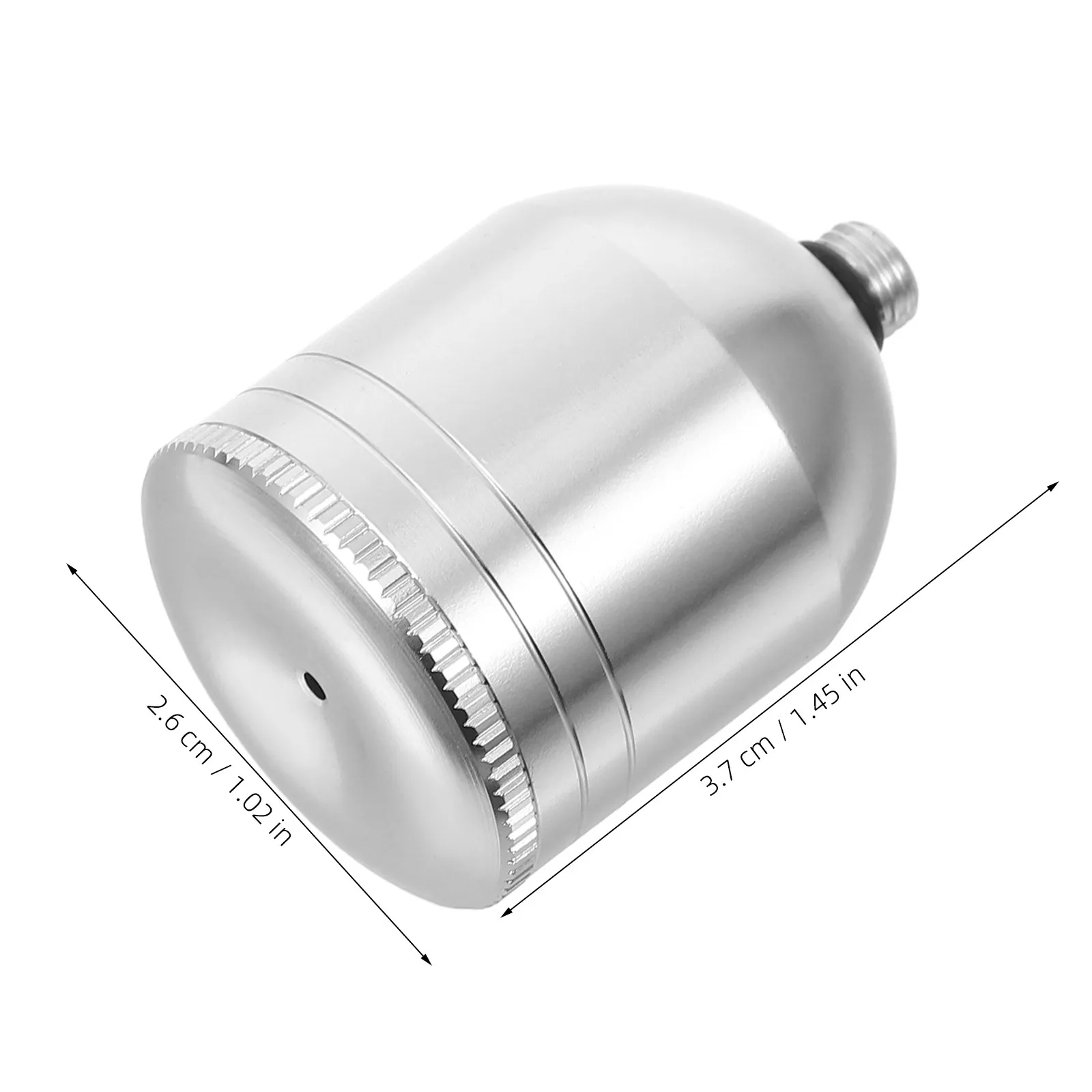 Airbrush Bottle Metal Replaceable Airbrush Pigment Cup Refillable Paint Dispenser for Professional Painting Injection Seamless