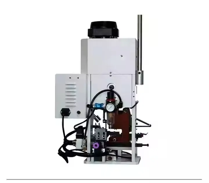 Máquina prensadora peladora de cables silenciosa, máquina prensadora de terminales de barril abierto, la más nueva herramienta de prensado de tiras de cables eléctricas