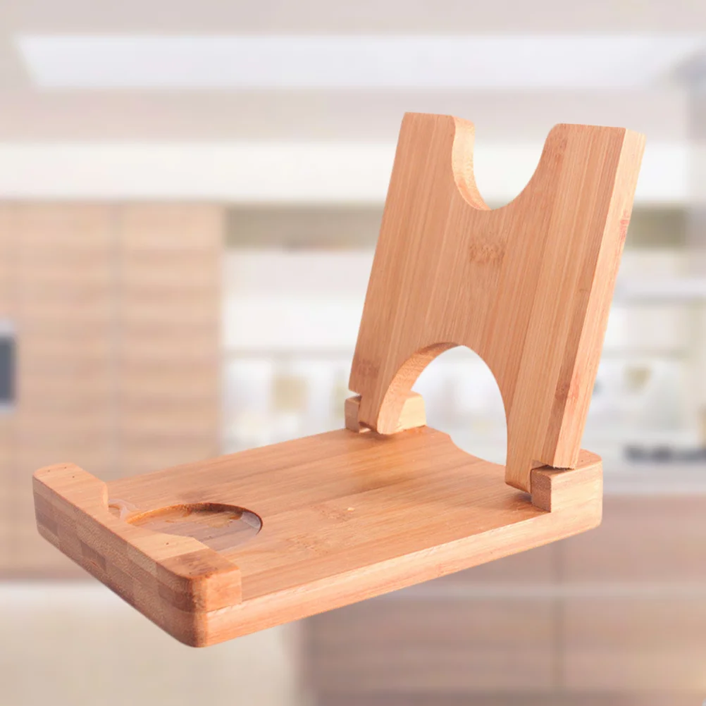 

Foldable Bamboo Pot Cover Rack Kitchen Lid Holder Wood Pot Cover Shelf Practical Eco-Friendly Cooking Accessory