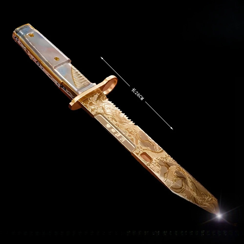 26 cm Delta Force Dragon Fang 1:1 Replica Limited Edition Melee wapens Model Game Perifere Speelgoed Mes Desktop Ornament Jongen Gift