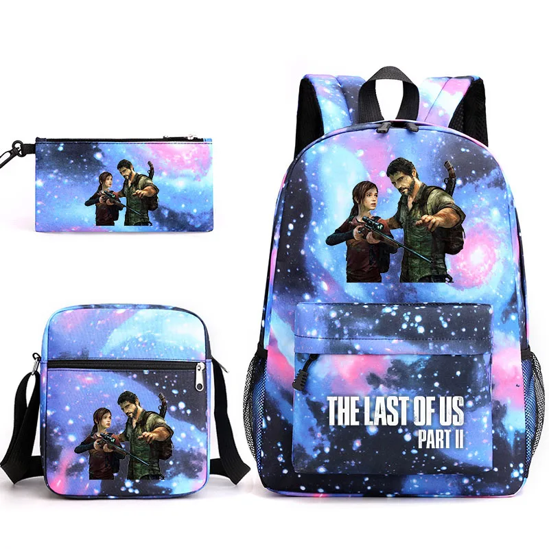 

3pcs The Last of Us Part 2 Backpacks Students Schoolbags Pencil Case Shoulder Bags Backpack Boys Girls School Bags