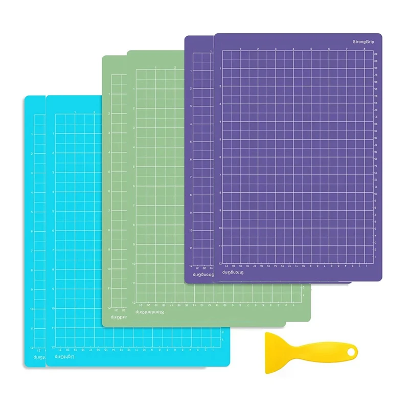 Cutting Mat For Cricut Joy Xtra, (Standardgrip, Stronggrip, Lightgrip) Kit 12 X 8.5Inch,(6 Pack)