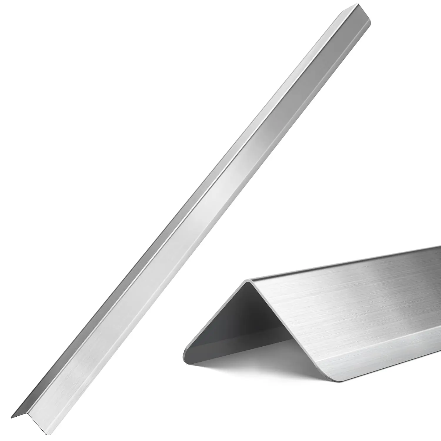 

Stainless Steel Wall Corner Guard 2x2x48 Inch, Pack of 10 Metal Protector for Wall Protection and Decoration