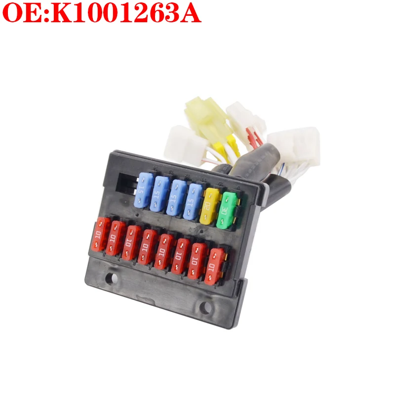 Construction Machinery Excavator Accessories Suitable for Doosan for Daewoo DX Series Fuse Box K1001263A The Latest New Parts