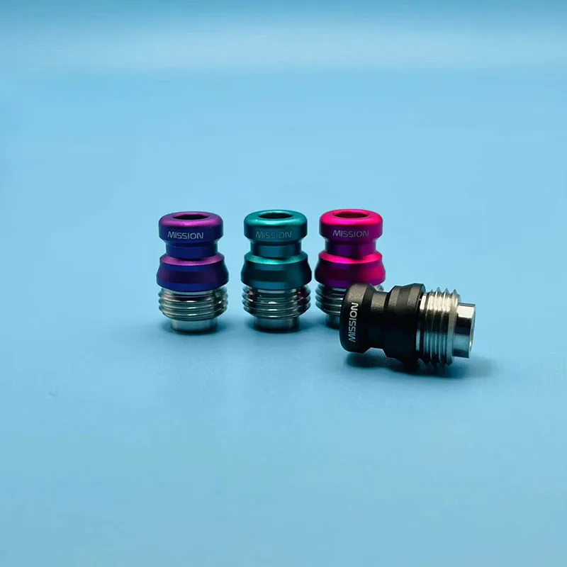 Missão XV Cosmos DripTip para BB/Billet Box, Mini Hybrid Drip Tip, Air Holes Diâmetros, 2.0mm 3.0mm 4.5mm, 316 SS BB, Acessório