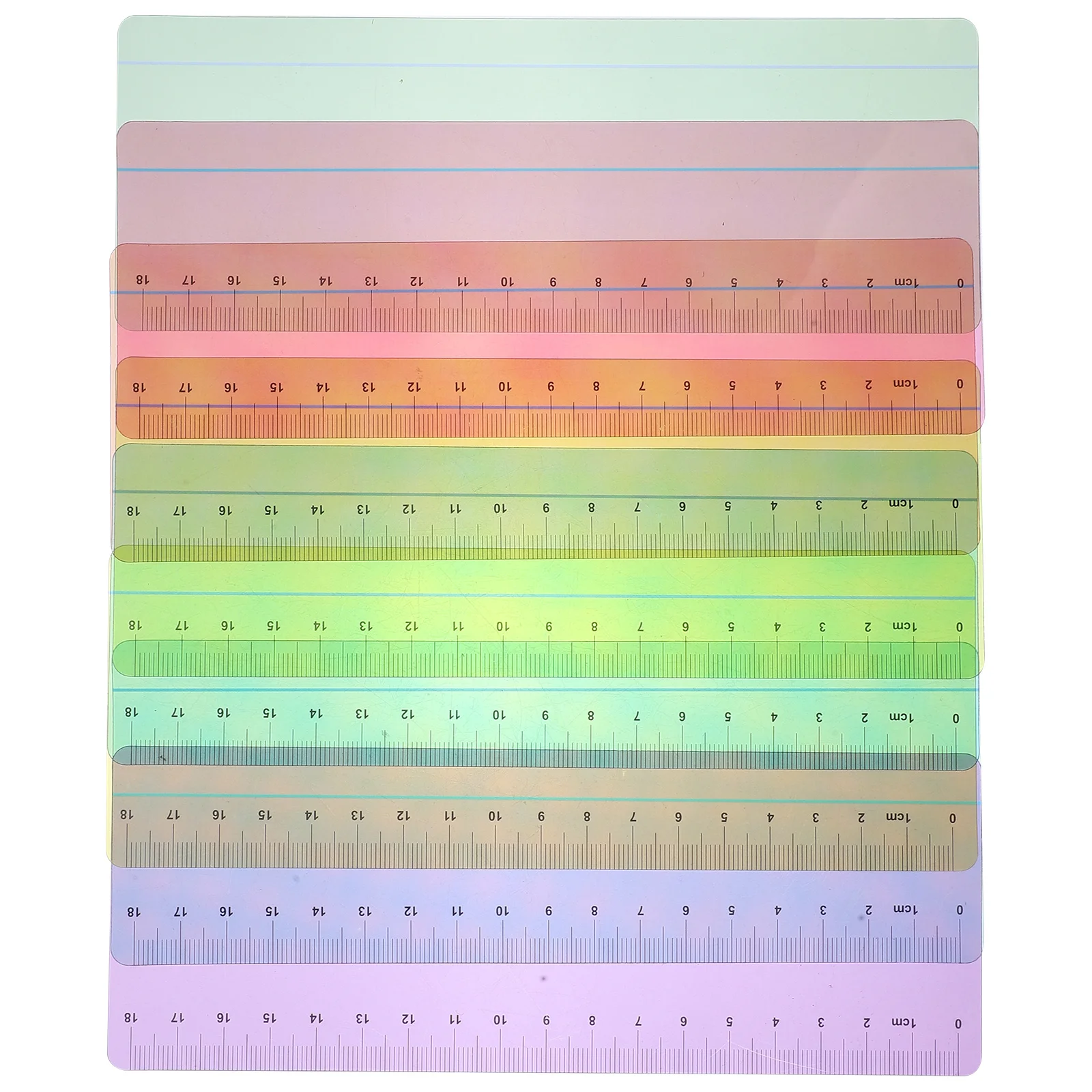 

8Pcs Reading Guide Strips Colorful Bookmarks for Reading Tracking Improve Comprehension Study Helper Highlight Strips