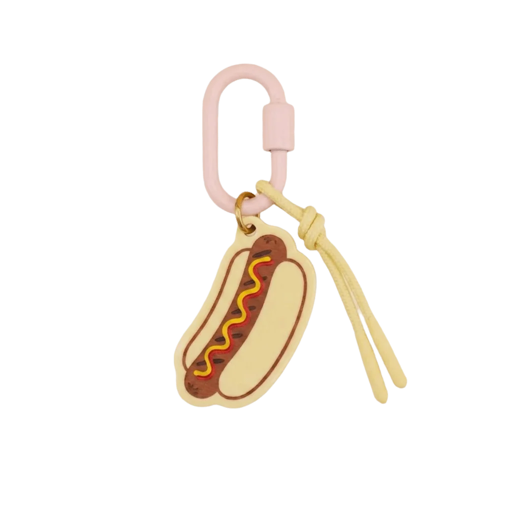 Acrylic Acrylic Keychain Rope Woven Contrasting Color Ice Cream Keychain Bag Decoration Fruit Series Bag Chain Charm Daily Use