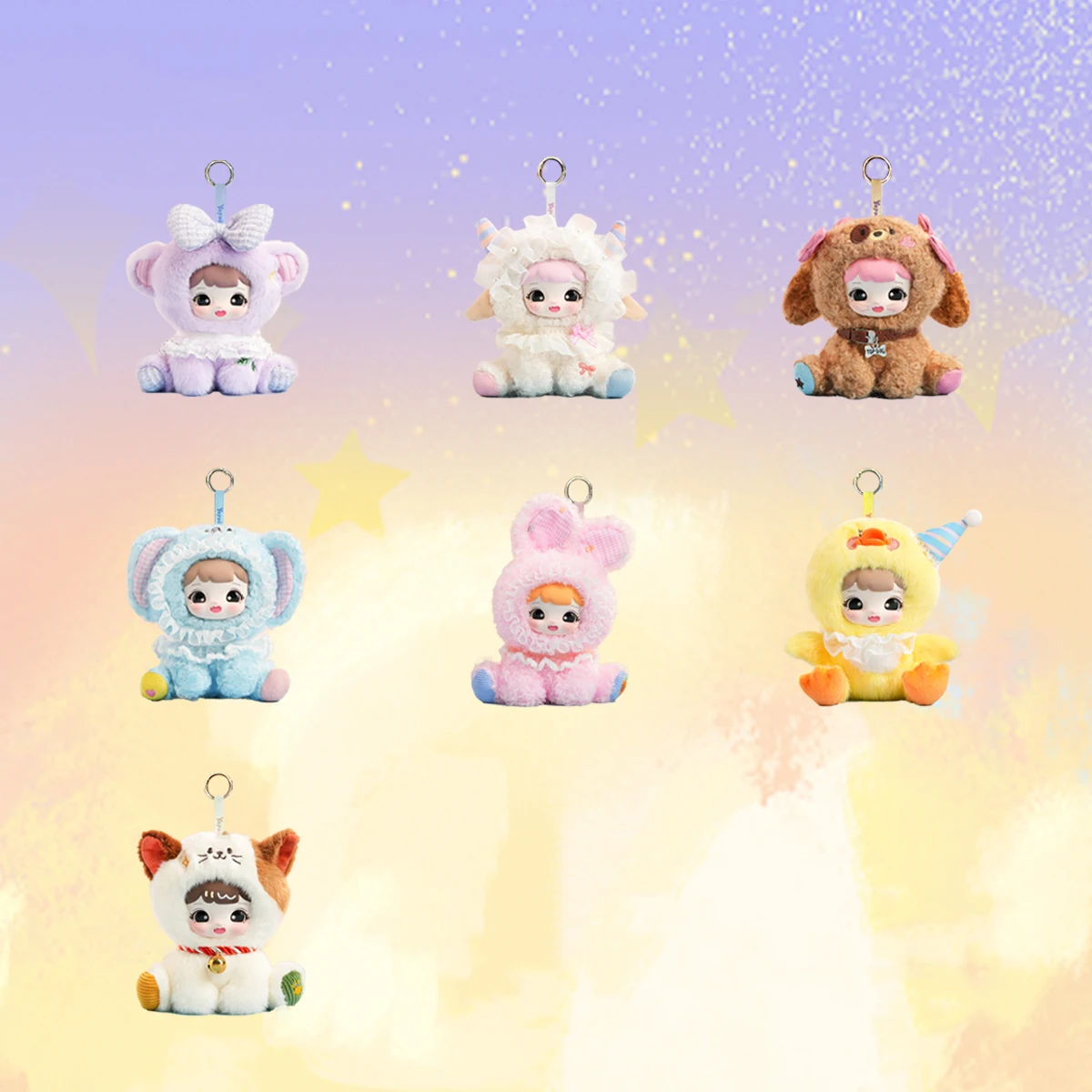 Auf Lager Yoyoo Soft Dream Series Anhänger Blind Box Trendy Puppe Garage Kit Desktop Ornament Spielzeug Mädchen Geburtstagsgeschenke