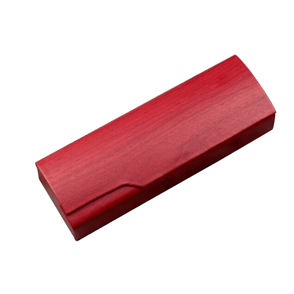 

Wood Grain Glasses Case Hard Shell Eyeglasses Holder For Sunglasses Protection Scratch Resistant Durable Fabric Lined