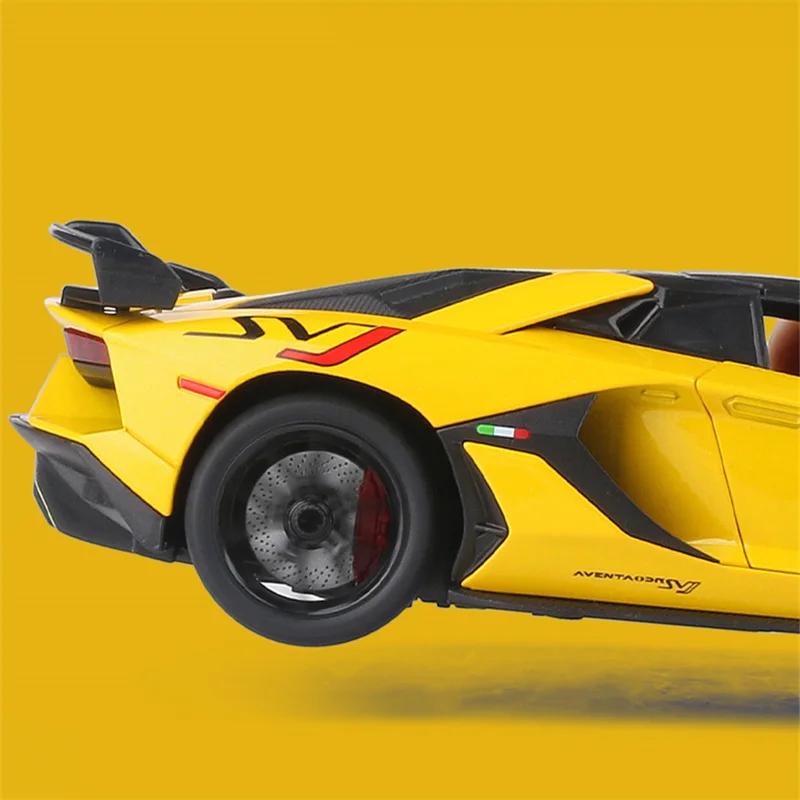 1/32 Aventador SVJ 63 سبيكة سباق السيارات نموذج Diecasts المعادن المركبات الرياضية نموذج سيارة الصوت ضوء محاكاة لعب الأطفال هدية #6