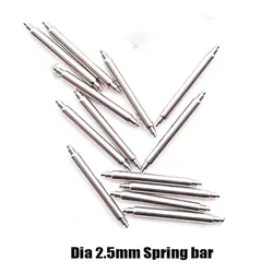 4/10PCS Fat Spring Bar 20mm 22mm Strap Link Pins fit Seiko SKX007 Tuna 6105 Watch Band Dia 2.5mm Bracelet Spring Bars