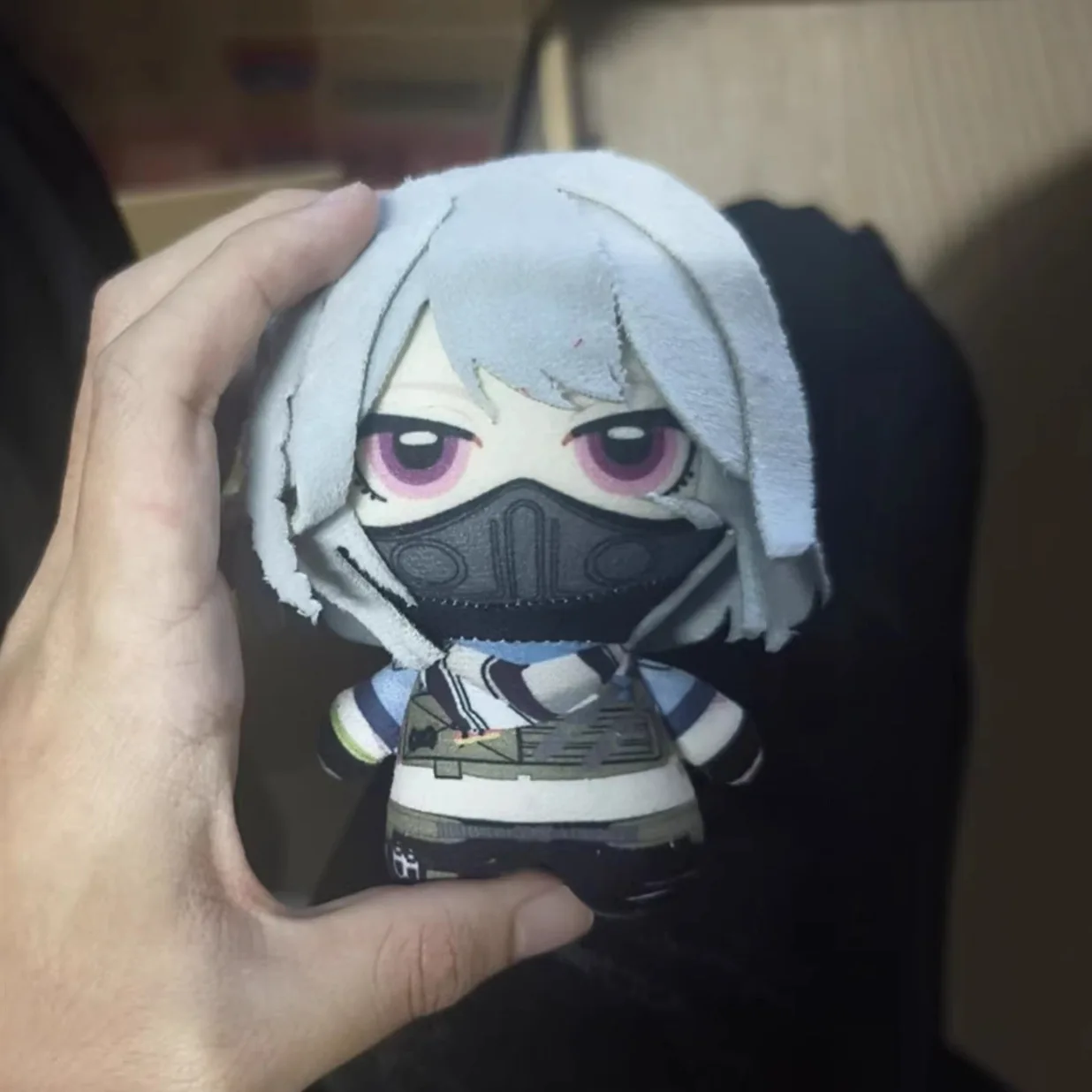 10cm Stuffed Delta Hackclaw Plushie Doll Anime Roy Smee Plush Cartoon Figure Toys Decorative Plush Pendant Keychain