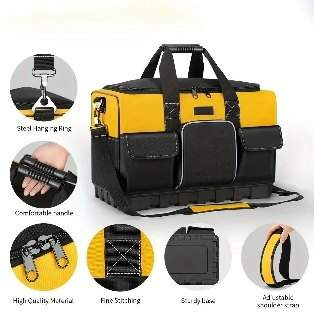 new-heavy-duty-tool-bag-with-plastic-base-for-electrician-tools-canvas-tool-pouch-organizer