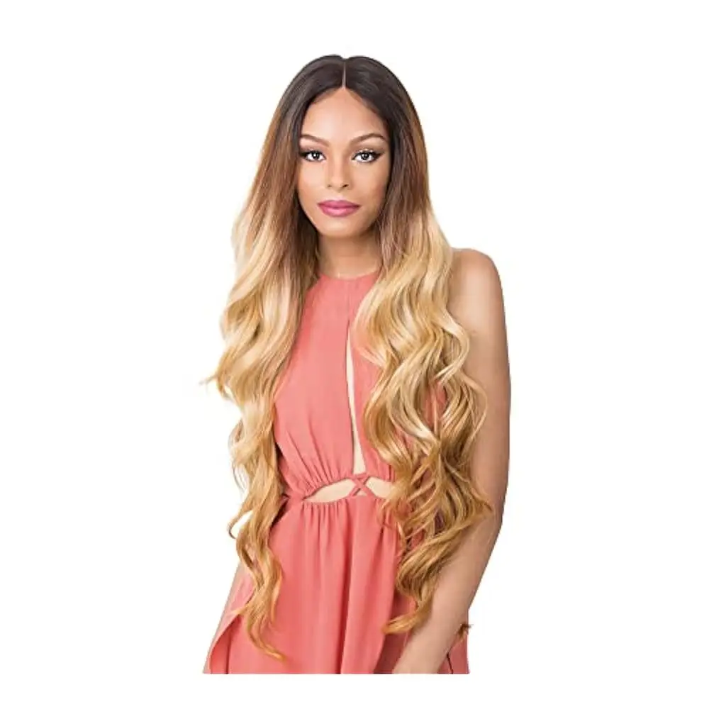 

! 100% Human Hair Blend 360 Circular Frontal Lace Wig - Lace Adira - Ttp Mist Burg