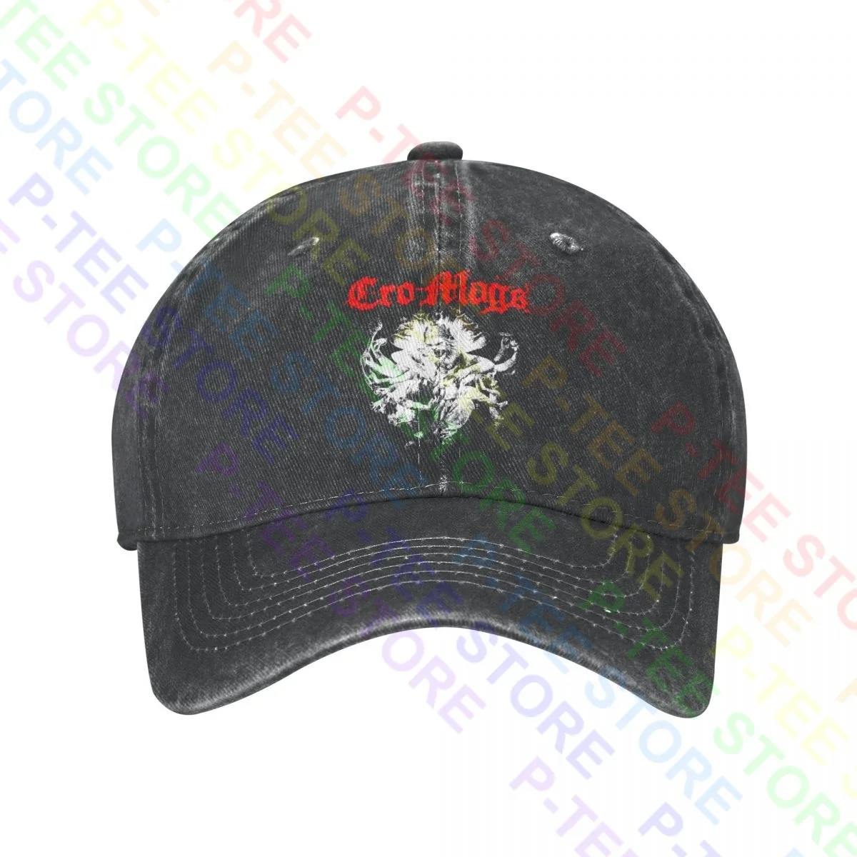 Cro-Mags Shiva Cromags Music Hardcore Punk New York Washed Denim Baseball Cap T…
