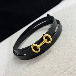 Women's Fashion Belt Luxury Top Thin Belt For Women's Retro Small Gold Buckle Decoration Jeans Skirt Belt Trendy Designer Style