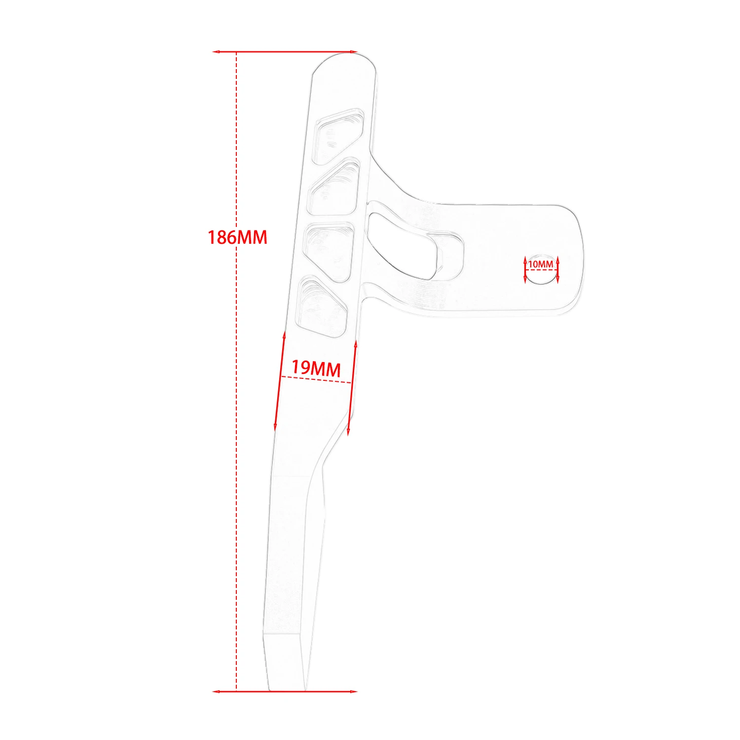 Motorcycle Rear Passenger Handle CNC Tail Handrail Rear Rail Armrest Grab Bar For VESPA Sprint Primavera 150 GTS GTV 300 310