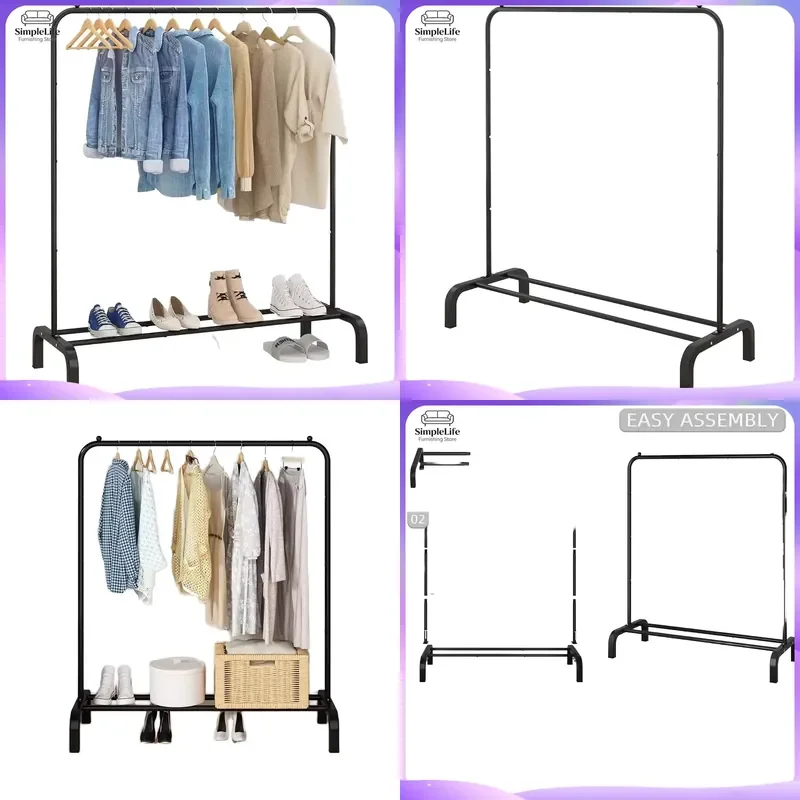 Wooden Coat Rack Stand Free Standing Hall Tree with Hooks Double Layer Hat Hanger Organizer for Bedroom Entryway Bathroom