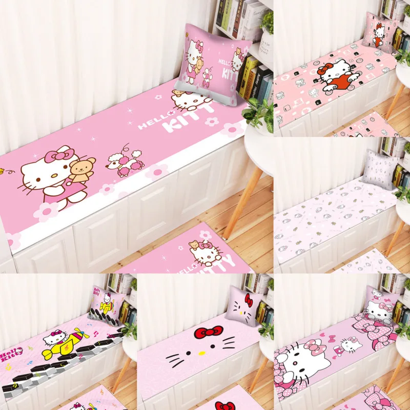 Sanrio Helli Kitty Floating Window Carpet Bedroom Windowsill Carpet Four Seasons Rug Universal Tatami Carpet Room Carpet