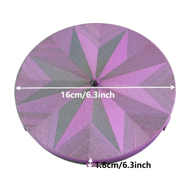 360° Rotatable Multifunctional Plastic Diamond Painting Tray Colorful Divided Triangle Storage Plate DIY Rhinestone Sorting Tool view 6