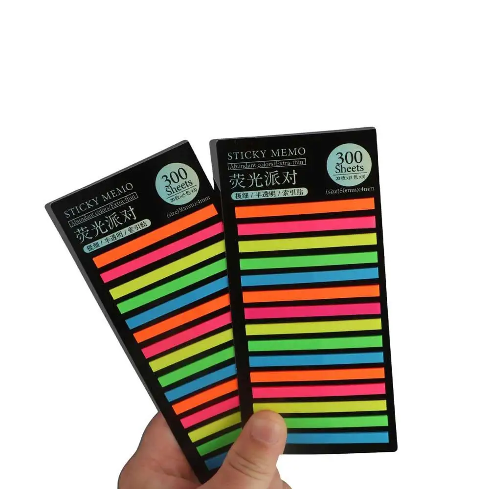 Sheets Sticky Notes Office Supplies Student DIY Decoration Label Bookmark Posted It Sticky Notes Index Stickers Reading Label