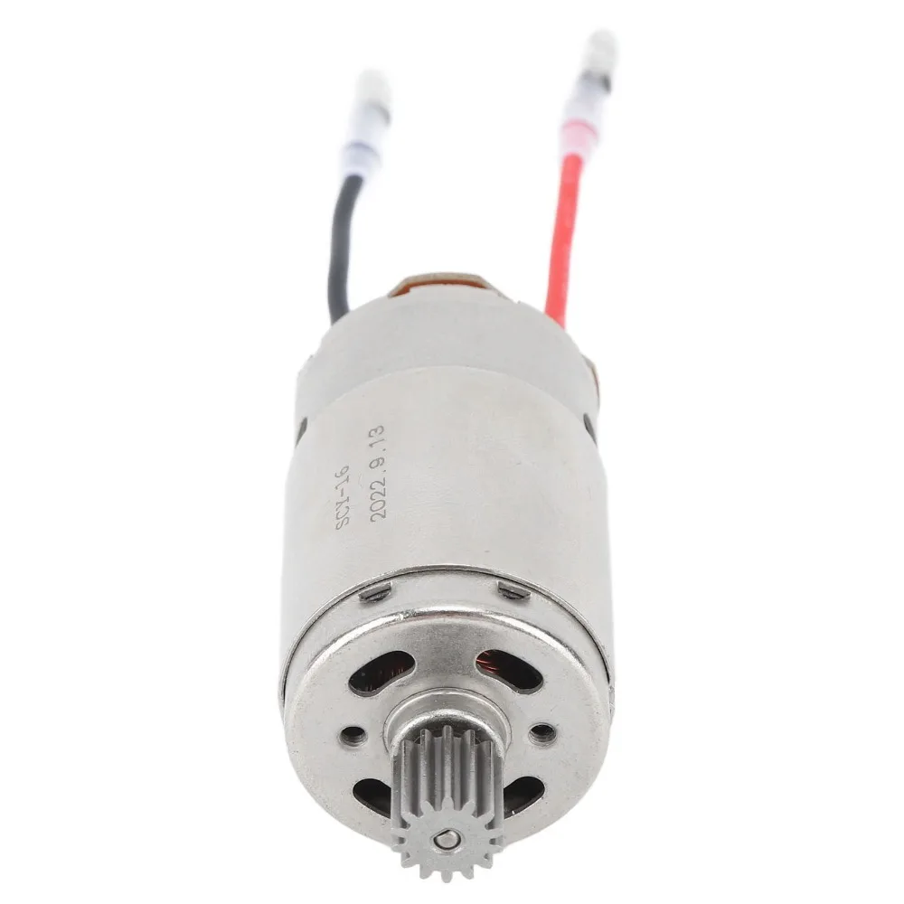 7.4V Carbon Brush Motor Low Noise Low Vibration 390 Motor Silver for SCY 16101/16102/16103/16201/16106 1/16 RC Car