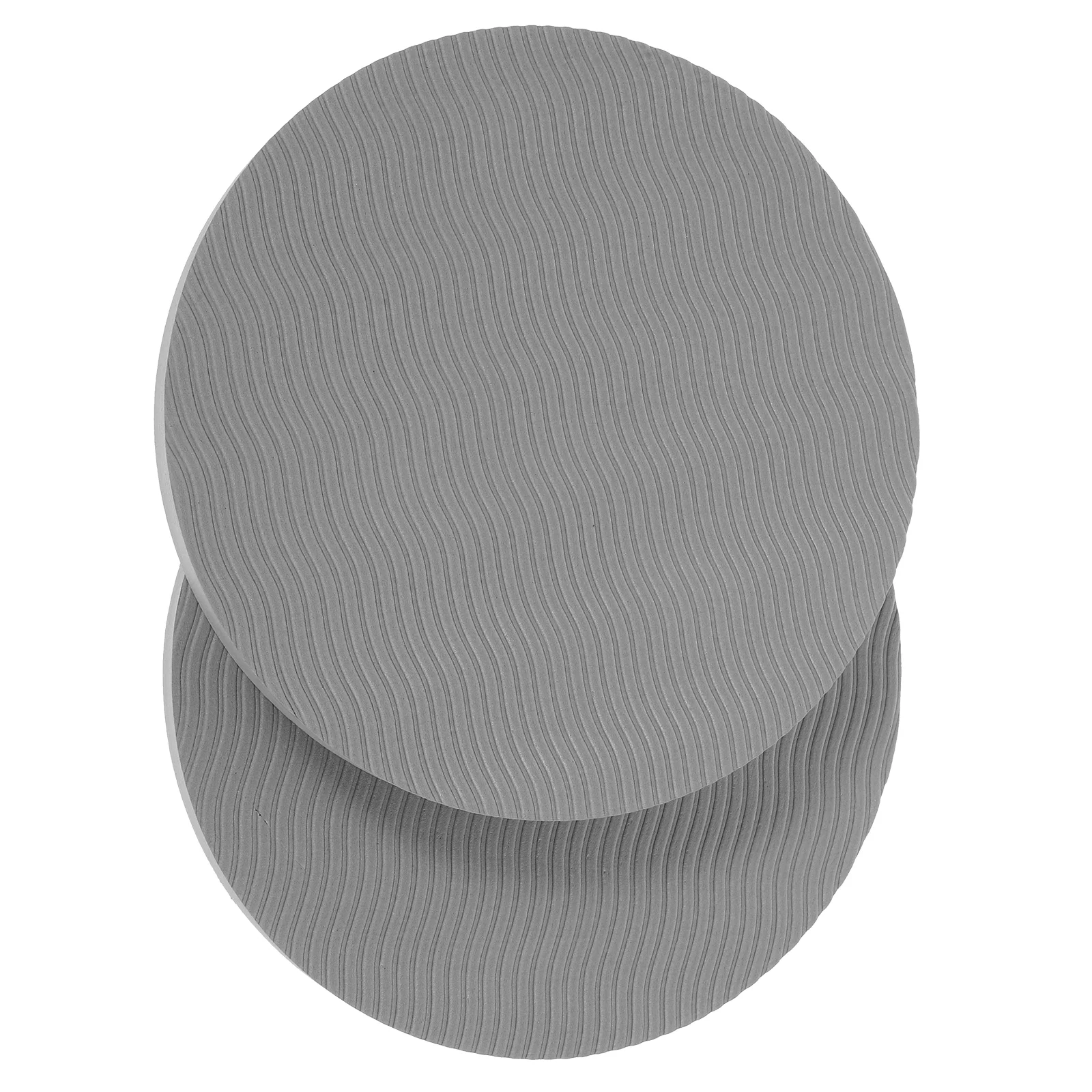 

2Pcs Yoga Kneeling Pad 17cmx15mm Grey Anti TPE Fitness Elbow Cushion Comfortable Exercise Mat Knee Protector Gym Pilates