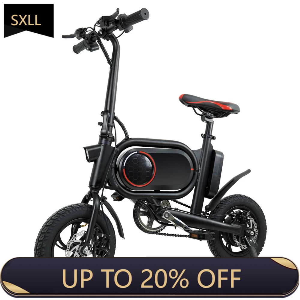 

SXLL Warehouse Electric Adult Foldable Cheap Mini City Bike Hybrid Folding