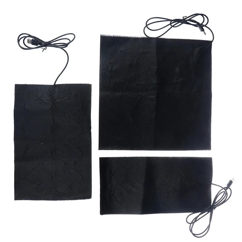 USB Far Infrared High Temperature Heater Carbon Fiber Waist & Knee Pad Electric Style Warm Heating Supplies for Cold Relief