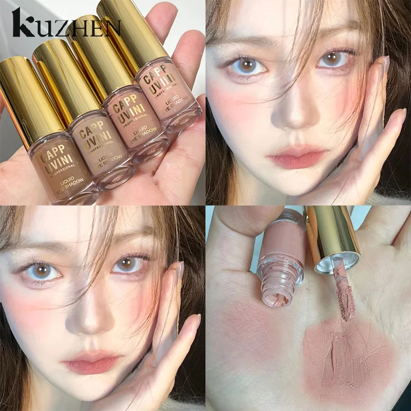 브라운 글리터 리퀴드 아이섀도우 스틱 컨투어 블러쉬 피그먼트 파인 쉬머 매트 내추럴 치크 밀크 커피 섀도우 크림 아이 메이크업