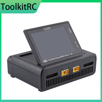 SkyCityFPV ToolkitRC M8D 1600W 50A DC Balance Touch Screen Charger 65W Fast Charge Dual Channels for 1-8S Lipo Battery Drone Car