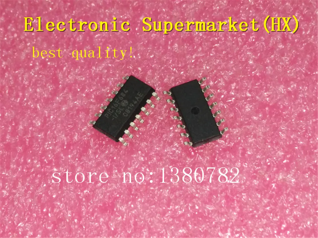 

Free Shipping 5pcs-100pcs PIC16F684-I/SL SOP-14 New original IC In stock!