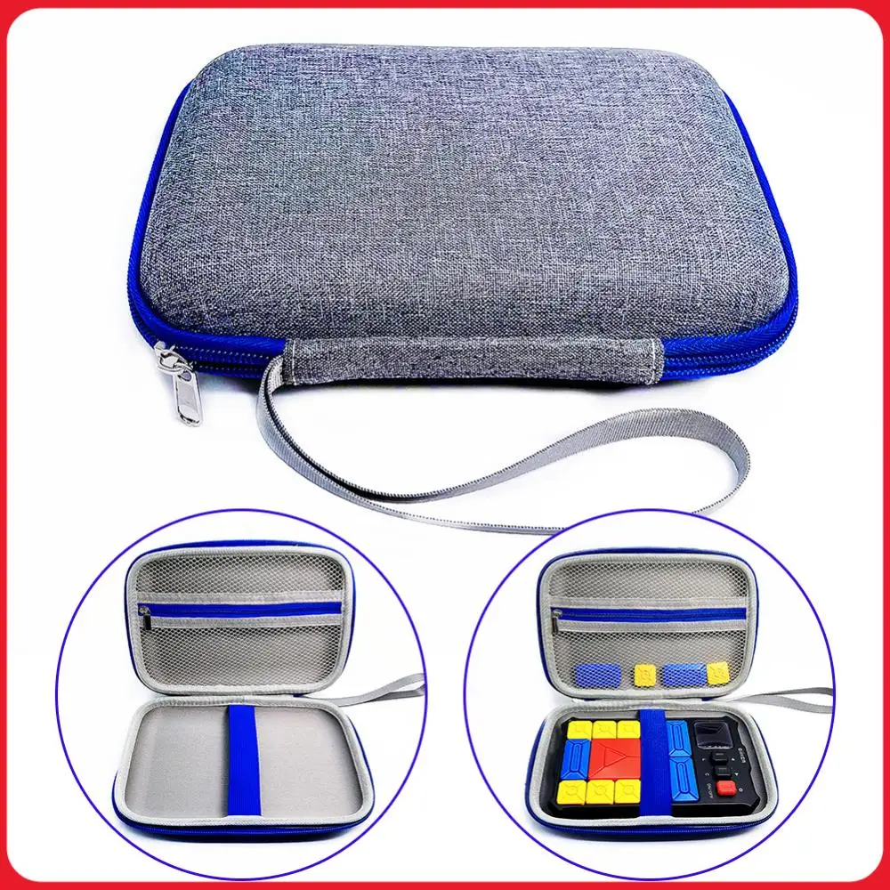 

Защитный дорожный чехол с сетчатым карманом, жесткий чехол для переноски, портативная сумка для хранения с защитой от царапин для игровой консоли GiiKER Slide Brain Game