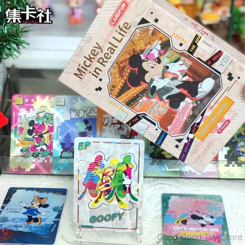 

Original Card.Fun Mickey Commemorative Edition Collection Card "Qi" Yu Ji Anime Minnie Collection Card Toy Surprise Holiday Gift