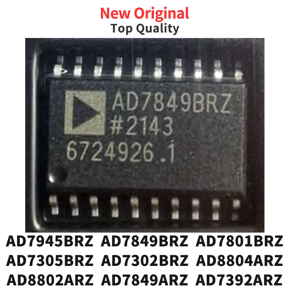 (1 Piece) AD7945BRZ AD7849BRZ AD7801BRZ AD7305BRZ AD7302BRZ AD8804ARZ AD8802ARZ AD7849ARZ AD7392ARZ SOP New Original