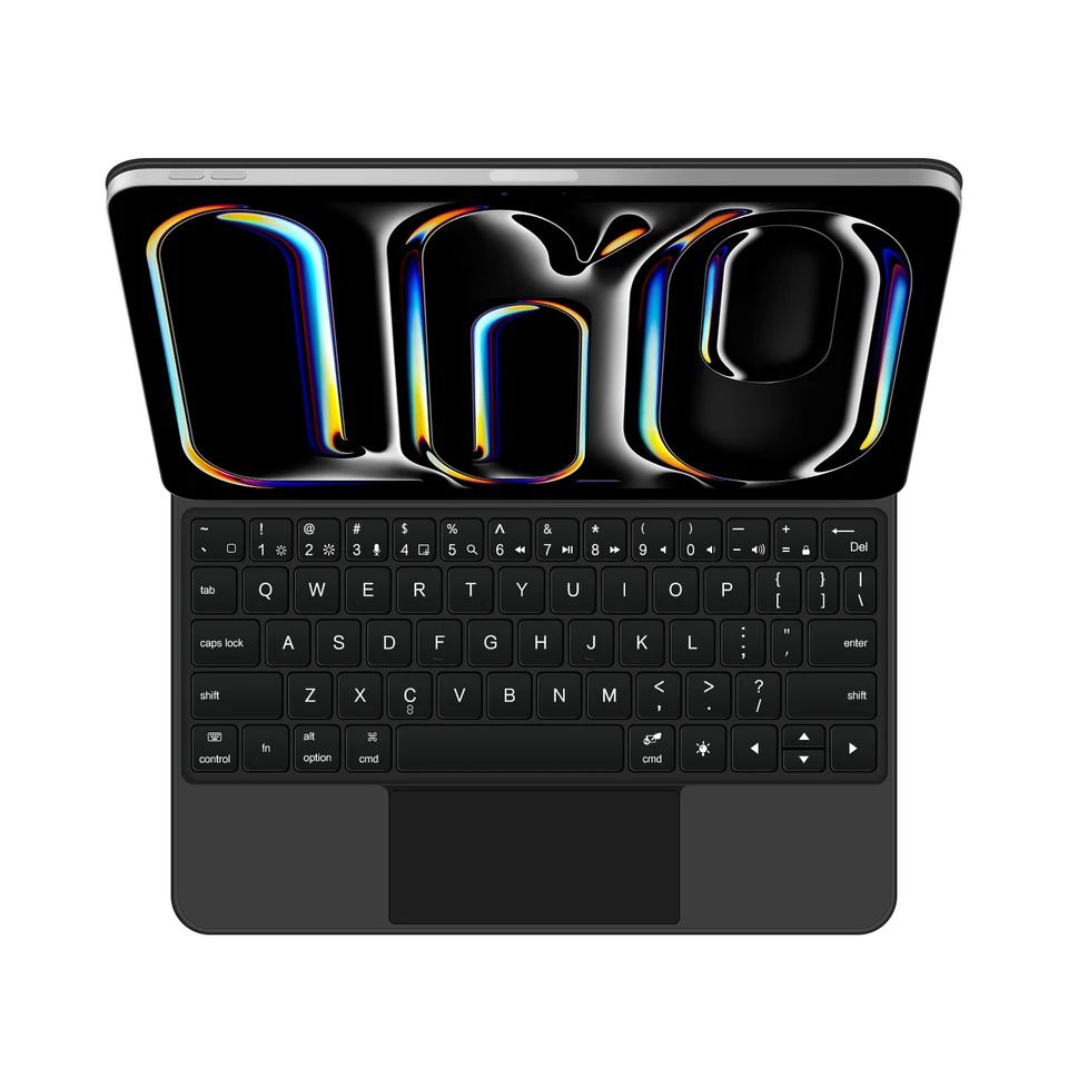 AJIUYU Magnetic Magic Keyboard Case For iPad Pro 11 13 Inch M5