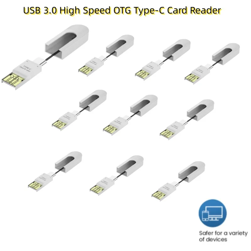 USB 3.0 High Speed OTG Type-C Card Reader USB-C Micro Adapter TF OTG Phone Adapters Micro S D Mini Card Reader