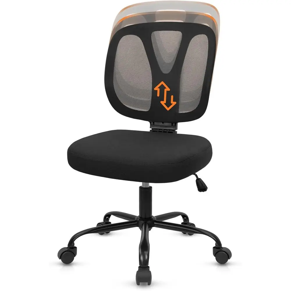 

ArmlHome Oice Chair, 360° Swivel Rolling Desk Chair with Lumbar Support and Wheels, Adjustable Height Mesh Back Small Ergonomic