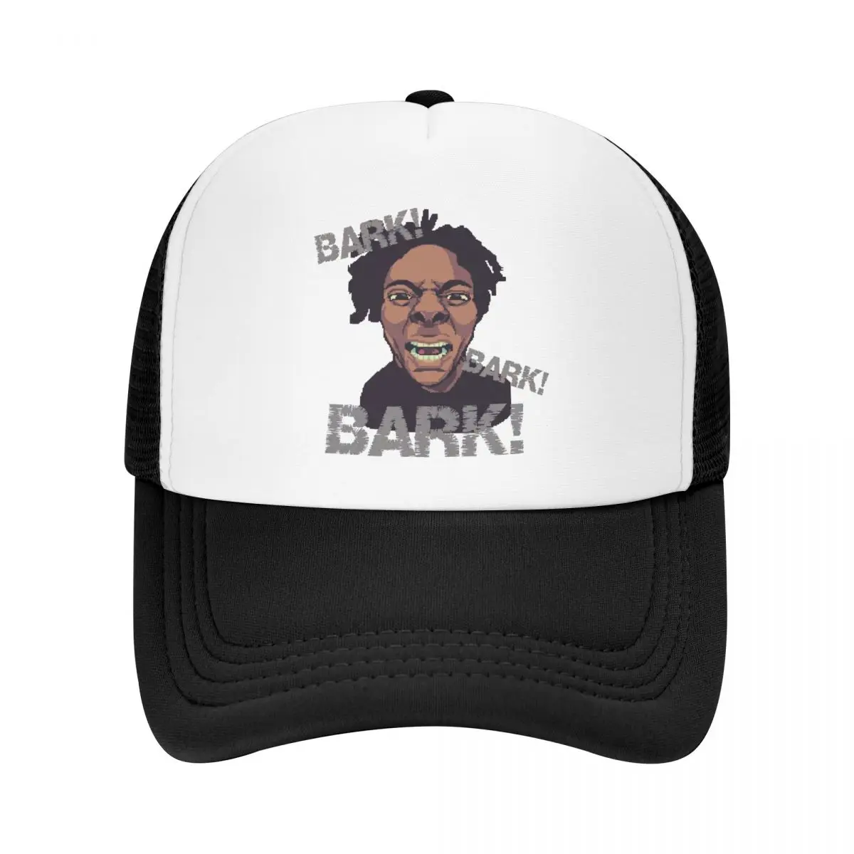 IshowSpeed Bark Pixel Funny Baseball Caps Mesh Hats Sun Caps Fashion Adult Caps