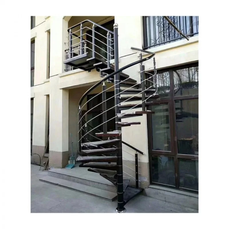 

Custom.Modern Design Staircase External Casted Circular Artistic Metal Stairs Indoor Usage Villas