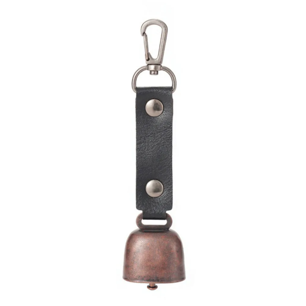 

Outdoor Bell Bear Convenient Cowbell For Camping Hiking Keychain Metal PU+Metal Pet Small Practical Use Brand New